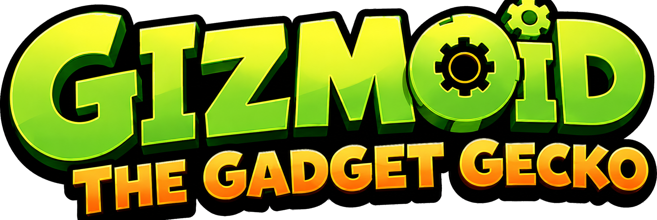 Gizmoid The Gadget Gecko logo