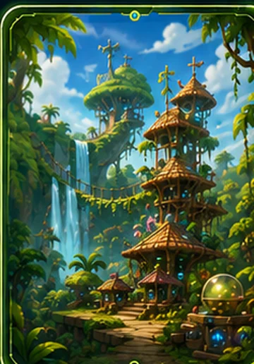 Jungleville scene card